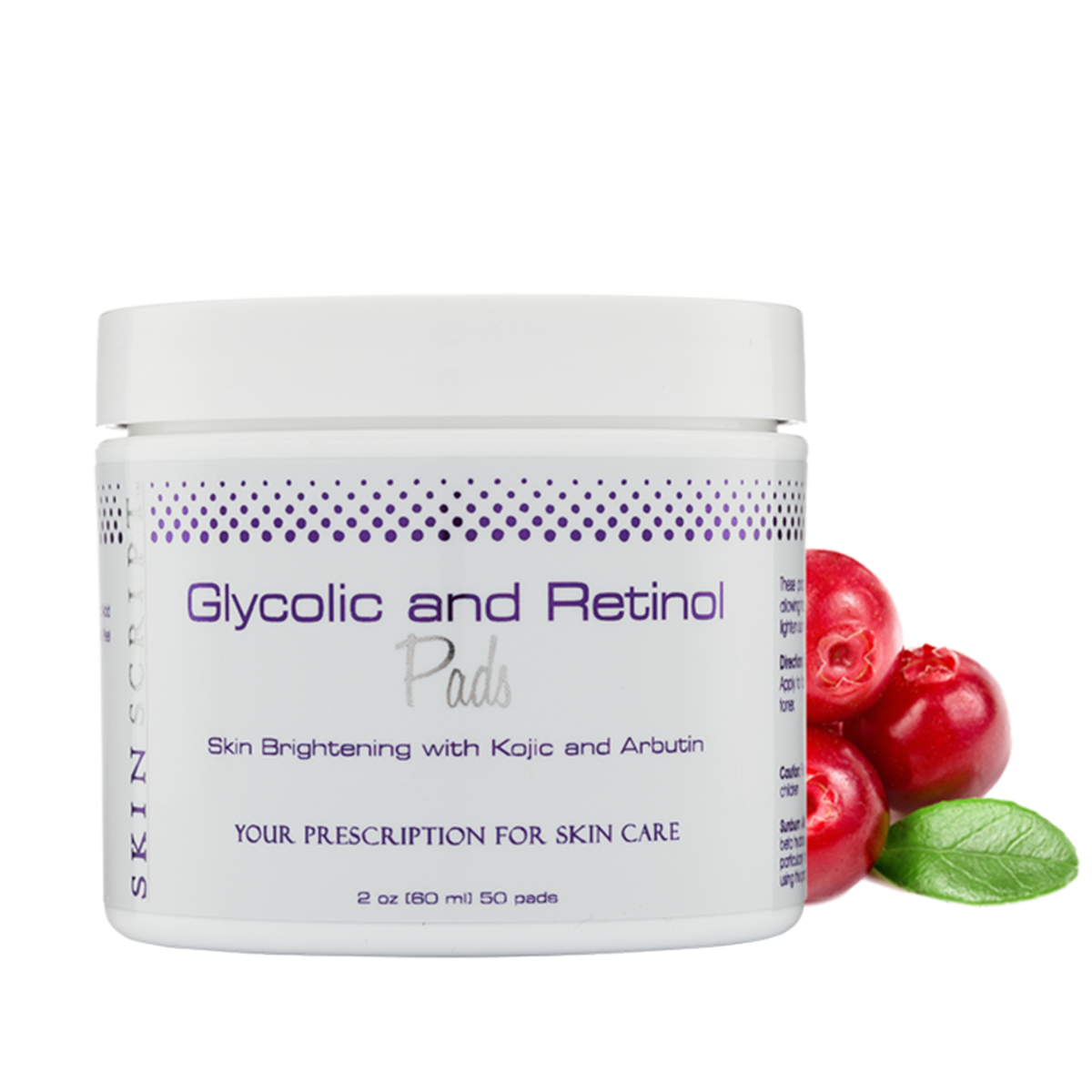 Glycolic and Retinol Pads Skin Script